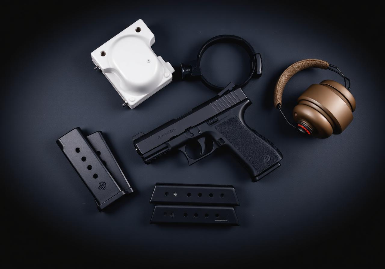 Range gear flatlay